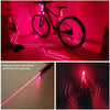 FabSports Fancy laser Spot+Tail Lights, USB Rechargeable, For Bicycles, Scooters, Skateboard LED Spot Light