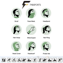 Load image into Gallery viewer, FabSports Cooling Arm Sleeves &amp; Bandana combo for Men &amp; Women with UV Protection, Quick Dry.
