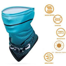 Load image into Gallery viewer, FabSports Cooling Arm Sleeves &amp; Bandana combo for Men &amp; Women with UV Protection, Quick Dry.
