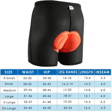 Load image into Gallery viewer, FabSports Padded Polyester Cycling Underwear, 3D Padding, Quick Dry, Breathable, Light weight for Bikes/Bicycle for Men &amp; Women.
