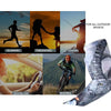 FabSports Cooling Tattoo Arm Sleeves & Bandana combo for Men & Women with UV Protection, Quick Dry