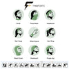 FabSports Cooling Tattoo Arm Sleeves & Bandana combo for Men & Women with UV Protection, Quick Dry