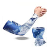 FabSports Cooling Tattoo Arm Sleeves & Bandana combo for Men & Women with UV Protection, Quick Dry
