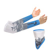 FABSPORTS Abstract Printed Unisex Cooling Arm Sleeves & Bandana combo with UV Protection