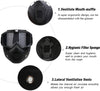 FabSports protective goggles with detachable mask, Anti UV, Windproof, soft foam padded for comfort.