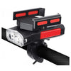 FabSports Red 4 in 1 Bicycle Front Light, Powerbank, Headlight, High-Decibel Horn