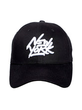 Load image into Gallery viewer, FabSports New York Black Cotton Baseball Cap
