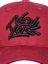 FabSports New York Maroon Cotton Baseball Cap