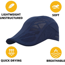 Load image into Gallery viewer, FabSports Unisex Quick Dry Caps / Hats for Men &amp; Women with UV protection, Adjustable size(56-59 cm)
