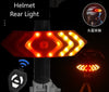 FabSports Helmet Rear light for Bikers / motorcycle for higher night visibilty on Highways