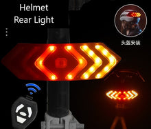 Load image into Gallery viewer, FabSports Helmet Rear light for Bikers / motorcycle for higher night visibilty on Highways
