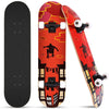 FabSports 31" x 8" inch Double kick concave skateboard for teens & adults