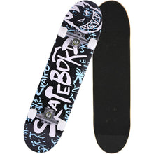 Load image into Gallery viewer, FabSports 31&quot; x 8&quot; inch Double kick concave skateboard for teens &amp; adults
