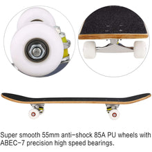Load image into Gallery viewer, FabSports 31&quot; x 8&quot; inch Double kick concave skateboard for teens &amp; adults
