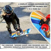 FabSports 17" x 5" Portable Mini Cruise Skateboard for kids