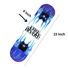 Load image into Gallery viewer, FabSports 23&quot; x 6&quot; inch Beginners Skateboard for kids &amp; teens
