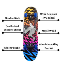 Load image into Gallery viewer, FabSports 23&quot; x 6&quot; inch Beginners Skateboard for kids &amp; teens
