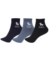 Load image into Gallery viewer, FabSports X -T9 USA Design Unisex Cotton Low Ankle Socks. Pack of 3 pairs
