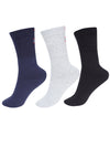 FabSports  X-T9 Sparker Unisex Cotton Crew Length Sports Solid Socks .Combo of 3 pairs