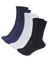 FabSports  X-T9 Sparker Unisex Cotton Crew Length Sports Solid Socks .Combo of 3 pairs