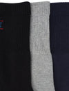 FabSports  X-T9 Sparker Unisex Cotton Crew Length Sports Solid Socks .Combo of 3 pairs